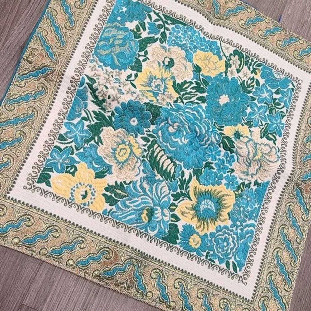 Embroided Square Accent Pillowcase